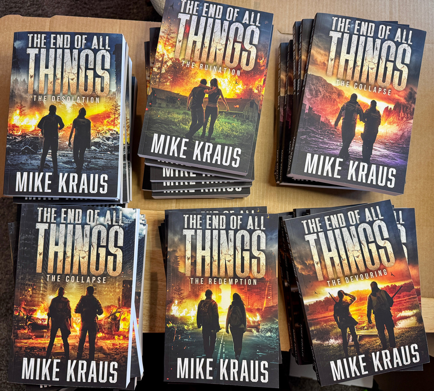 The End of All Things - 6 Paperbacks (SIGNED "Whoopsie" Edition)