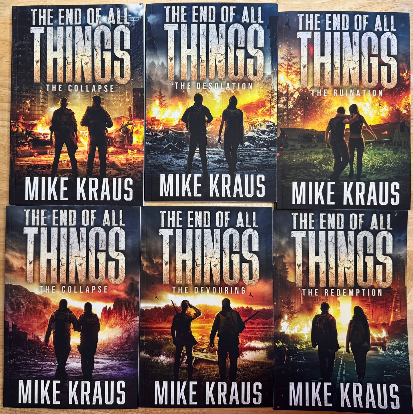 The End of All Things - 6 Paperbacks (SIGNED "Whoopsie" Edition)