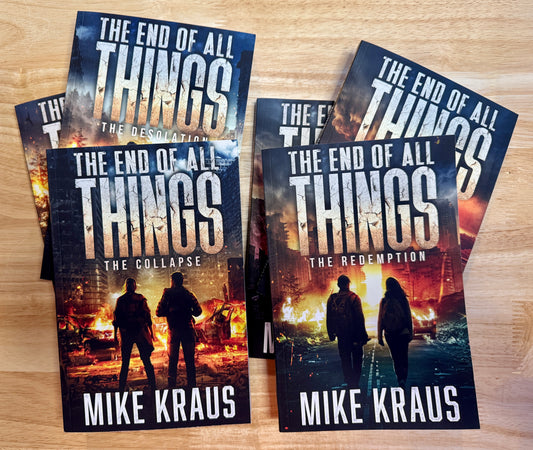 The End of All Things - 6 Paperbacks (SIGNED "Whoopsie" Edition)